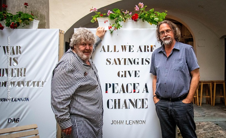 Georg Biron, John Lennon & Walter Wratschko